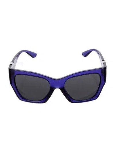 Pre-owned Versace Medusa Insignia Cat-eye Sunglasses In Multi