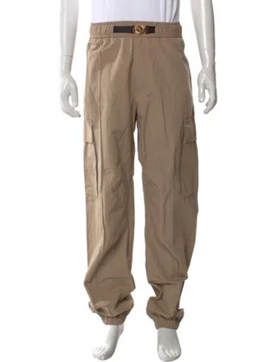 Pre-owned Versace Medusa Insignia Joggers W/ Tags In Neutral