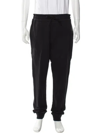 Pre-owned Versace Medusa Insignia Lounge Bottoms W/ Tags In Black
