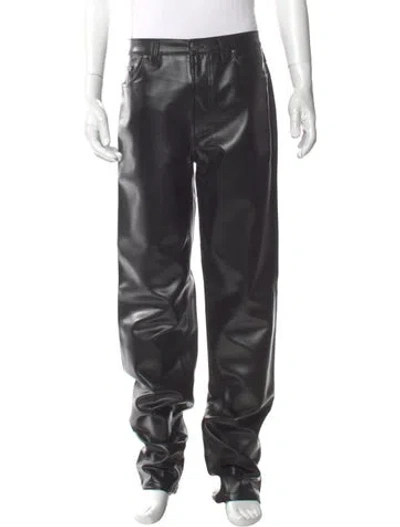 Pre-owned Versace Medusa Insignia Pants In Black