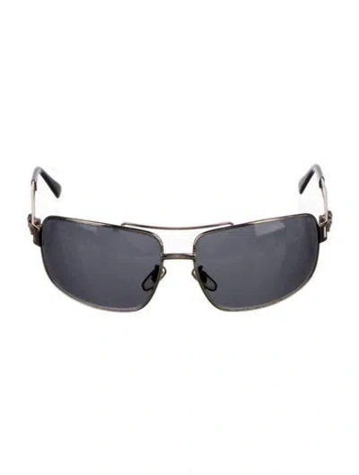 Pre-owned Versace Medusa Insignia Shield Sunglasses In Multi