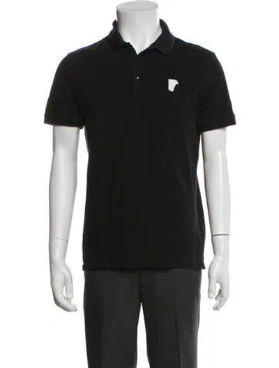 Pre-owned Versace Medusa Insignia Short Sleeve Shirt In Black