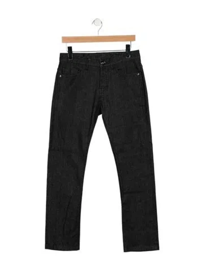 Pre-owned Versace Medusa Insignia Skinny Jeans In Blue