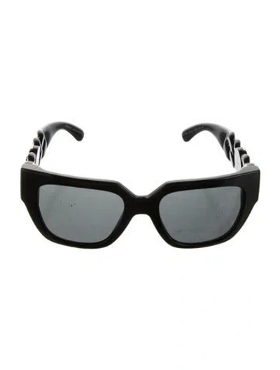 Pre-owned Versace Medusa Insignia Square Sunglasses In Multi