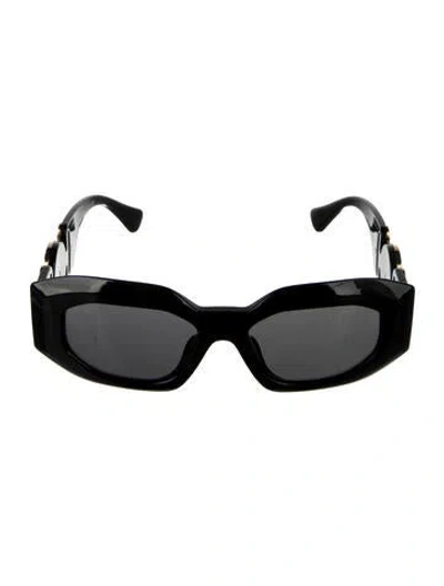 Pre-owned Versace Medusa Insignia Square Sunglasses In Multi