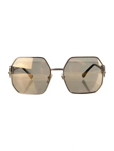 Pre-owned Versace Medusa Insignia Square Sunglasses In Multi