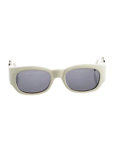 Pre-owned Versace Medusa Insignia Wayfarer Sunglasses In Neutral