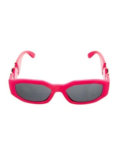 Pre-owned Versace Medusa Insignia Wayfarer Sunglasses In Pink