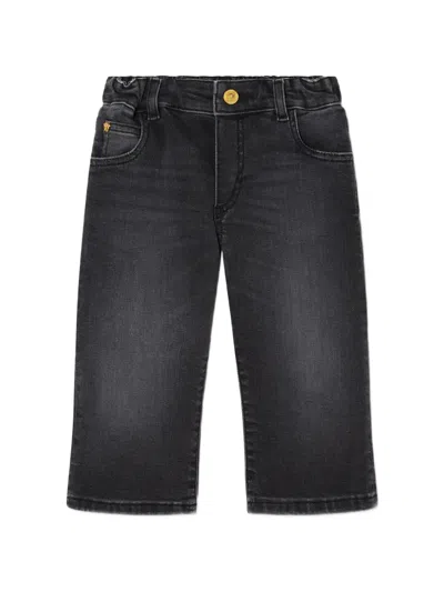 Versace Kids' Medusa Jeans In Black