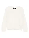 Versace Medusa Knitted Sweatshirt In Neutral