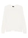 Versace Medusa Knitted Sweatshirt In White