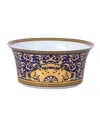 Versace Medusa Large Open Bowl In Blue