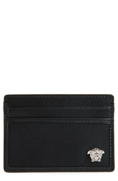 Versace Medusa Leather & Nylon Card Case