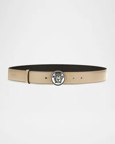 Versace Medusa Leather Belt