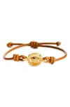Versace Medusa Leather Bracelet