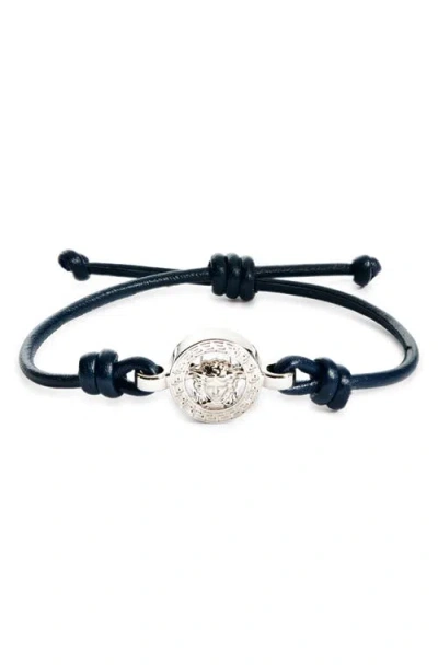Versace Medusa Leather Bracelet