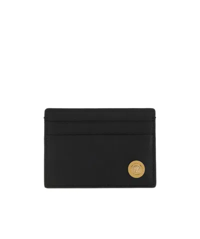 VERSACE VERSACE MEDUSA HEAD PLAQUE CARDHOLDER