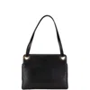 Versace Medusa Leather One-shoulder Handbag In Black