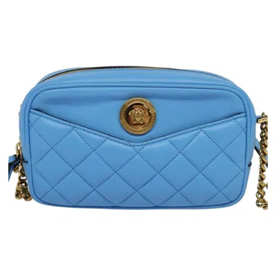 Pre-owned Versace Medusa Leather Shoulder Bag ()