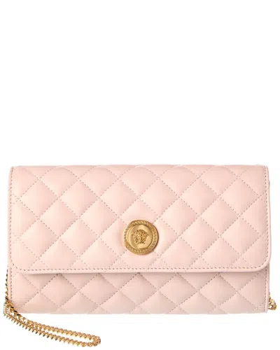 Versace Medusa Leather Wallet On Chain