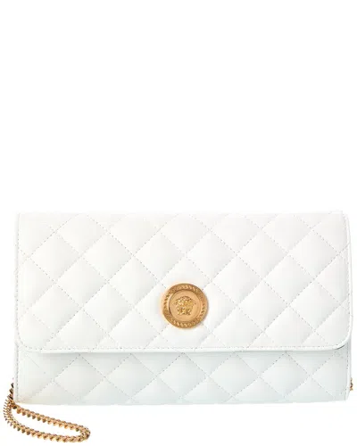 Versace Medusa Leather Wallet On Chain
