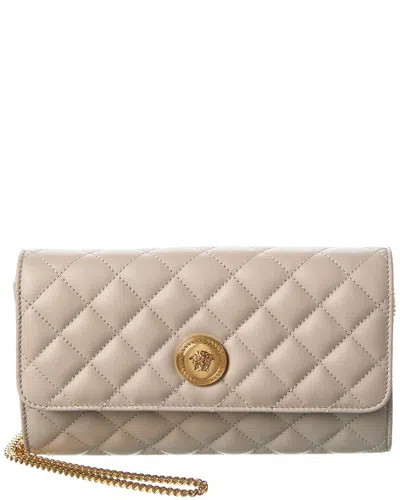 Versace Medusa Leather Wallet On Chain