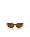 Versace Cat-eye Sunglasses In Brown