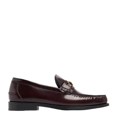 Versace Medusa Loafers In Purple