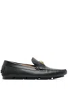 Versace Driver La Medusa Loafer In Black  