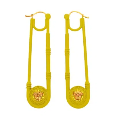Versace Medusa Logo Drop Earrings