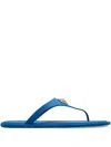 Versace Medusa-logo Flip-flops In Blue