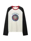 Versace Printed Cotton-jersey Regular T-shirt In Multi