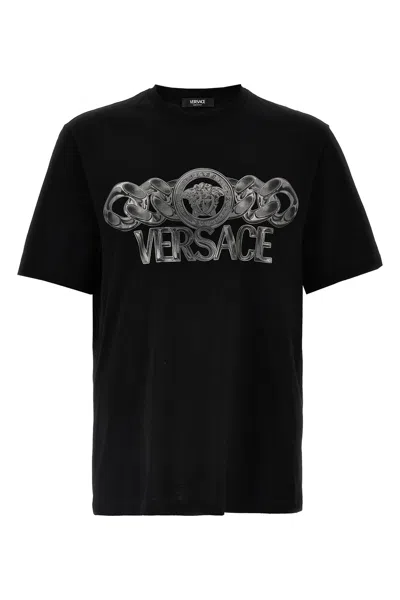 VERSACE VERSACE 'MEDUSA' LOGO PRINT T-SHIRT