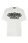 Versace White T-shirt With Medusa Head Logo Print On The Front