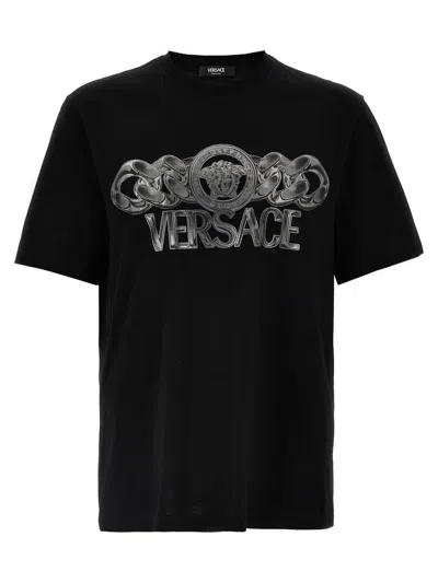 VERSACE VERSACE 'MEDUSA' LOGO PRINT T-SHIRT