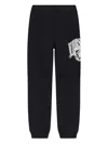 Versace Elastic Waist Track Pants In Black