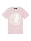 Versace Medusa Head-print T-shirt In Pink