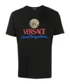 Versace Medusa Logo T-shirt In Black