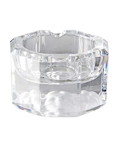 Versace Medusa Lumiere 3" Ashtray In Clear