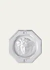 Versace Medusa Lumiere 5" Ashtray In Clear
