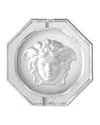 Versace Medusa Lumiere 6.3" Ashtray In Clear