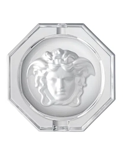 Versace Medusa Lumiere 6.3" Ashtray In Nude