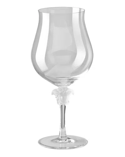 Versace Medusa Lumiere Brandy Glass In Red