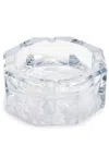 Versace Medusa Lumière Crystal Ashtray In Clear