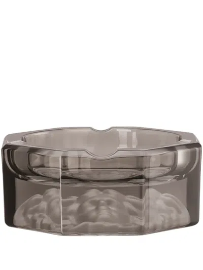 Versace Medusa Lumiere Haze Ashtray In Gray