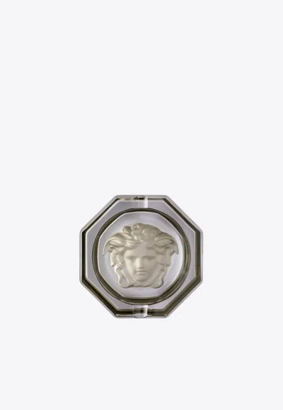 Versace Medusa Lumière Haze Ashtray In Gray