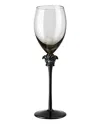 Versace Medusa Lumiere Haze White Wine Glass In Blue