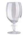 Versace Medusa Lumiere Short Stem Clear Red Wine Glasses, Set Of 2 In White