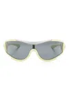 Versace Medusa Medallion Sunglasses In Yellow