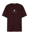 Versace Medusa Milano Embroidered T-shirt In Black